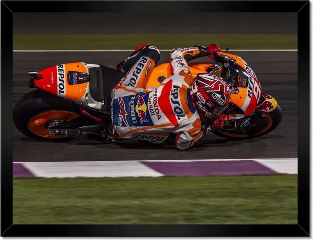 Poszterek keretben 40x30 Motorkerékpár üldöző