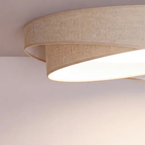 BRILAGI - LED mennyezeti lámpa VELVET TWIST LED/24W/230V 4000K átm. 55 cm bézs