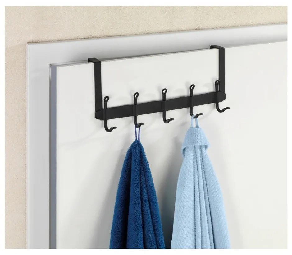 Fekete fém ajtófogas 37 cm Nostalgia – Wenko