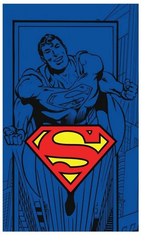 Superman kéztörlő arctörlő, törölköző 30x50cm
