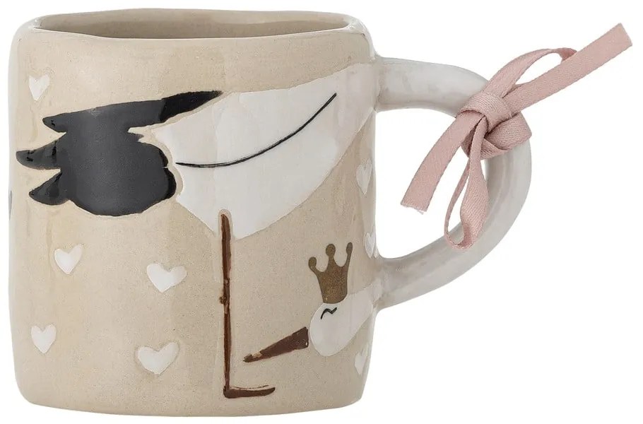 Bézs kerámia gyerek bögre 225 ml Bambino – Bloomingville Mini