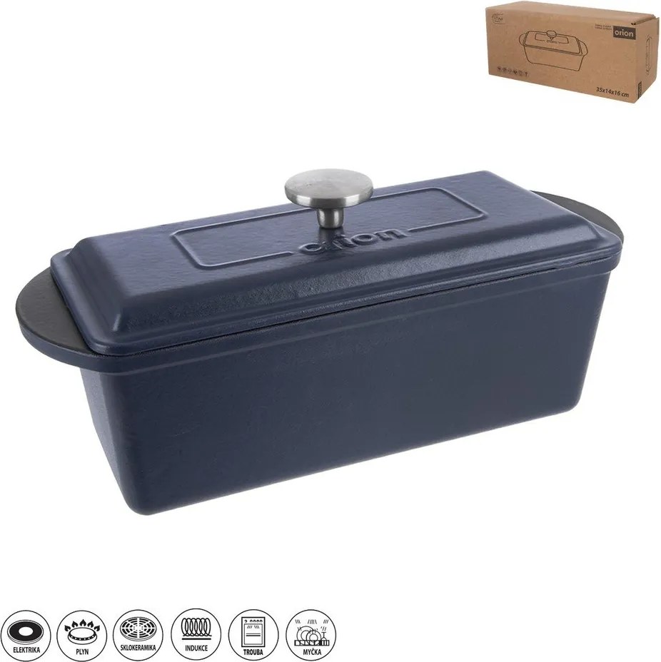 Öntöttvas kenyér sütőforma 35x14 cm Litina – Orion