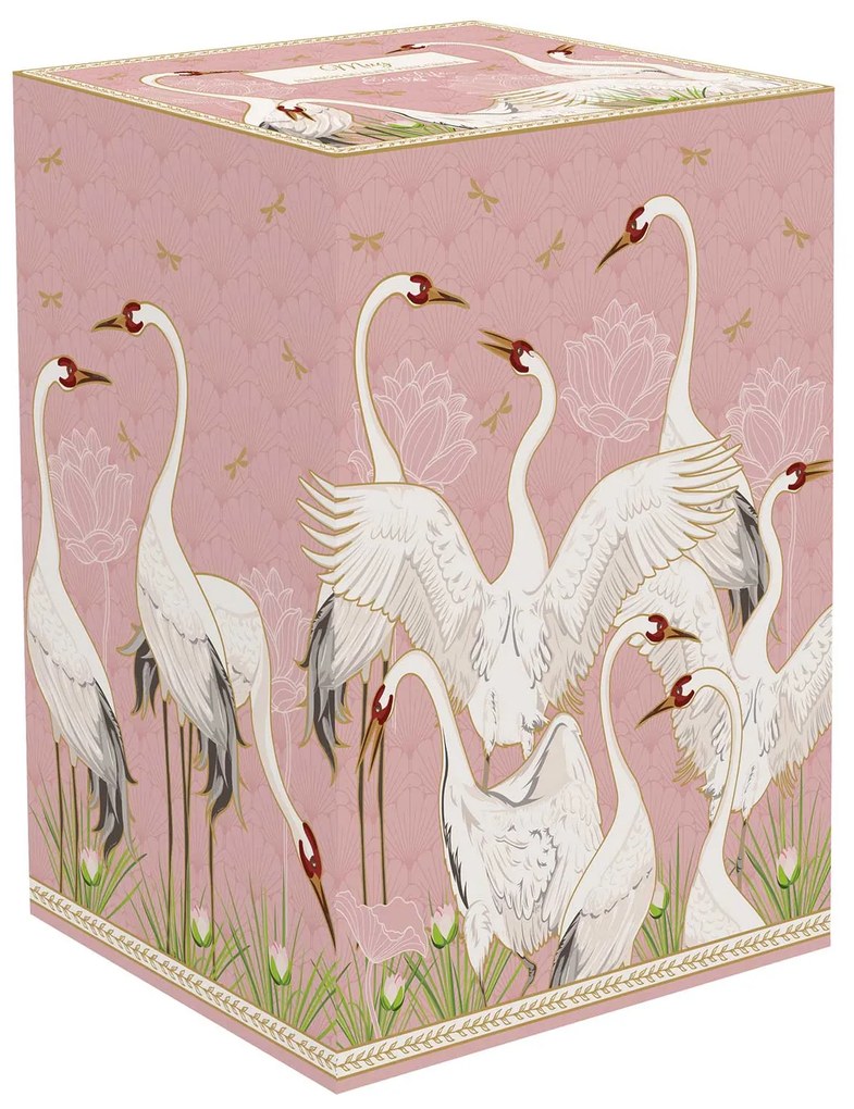 Porcelán bögre 600 ml díszdobozban Dancing Herons