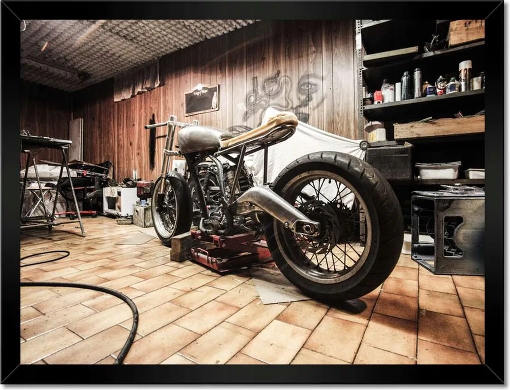 Poszterek keretben 40x30 Motorkerékpár felújítás