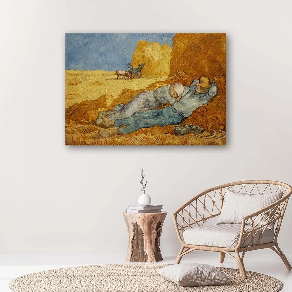 Gario Vászonkép Szieszta - Vincent van Gogh reprodukció Méret: 120 x 80 cm