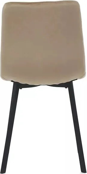 Sötét Bézs Bársony Étkezőszék. DCL-973 CAP4 Belföldi Raktárról