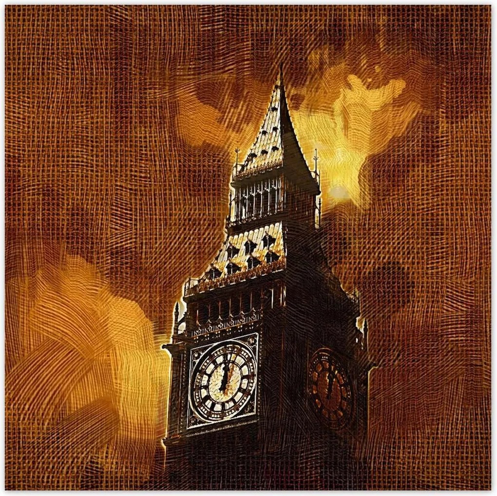 Poszterek 100x100 Big Ben óra