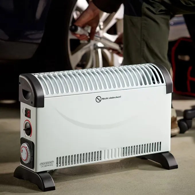 monzana® 2000 W-os fűtőtest időzítővel - fehér