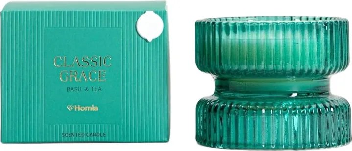 Classic Grace Basil&amp;Tea illatgyertya 85 g Homla