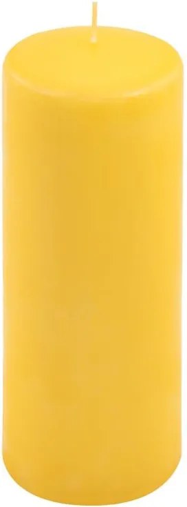 Gyertya készlet 20 cm Ø 7,5 cm 2 db sárga