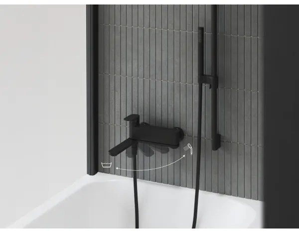 Ravak X070463 - Kádcsaptelep CHROME fekete