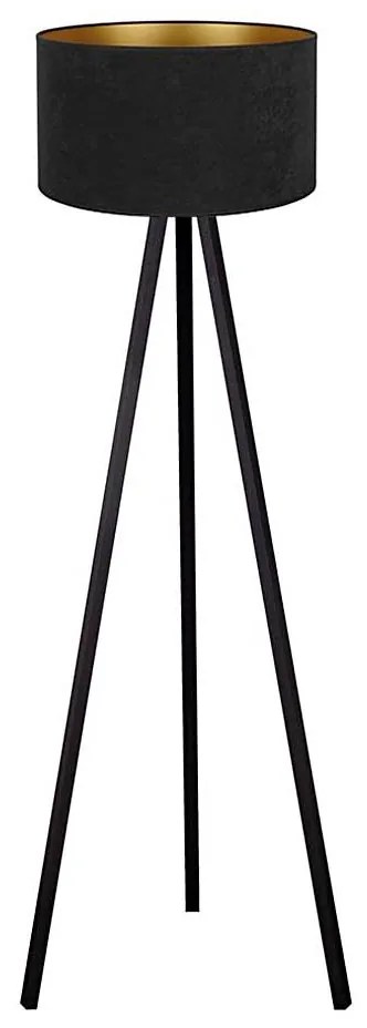 Brilagi Brilagi - Állólámpa VELVET 1xE27/60W/230V fekete/wenge BG0408