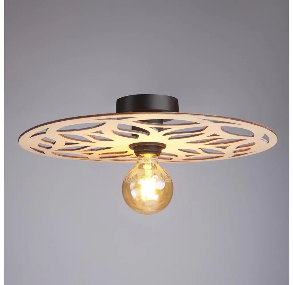 Felületre szerelhető csillár FALCO 1xE27/60W/230V átm. 40 cm bézs