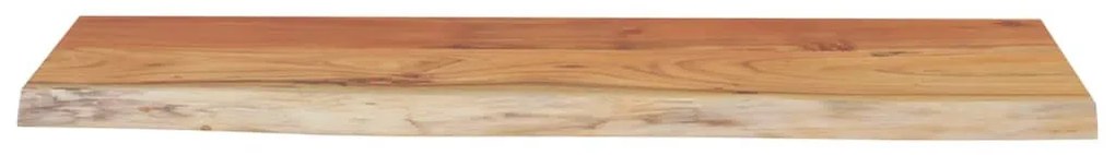 tömör akácfa téglalap alakú fali polc 70 x 30 x 3,8 cm