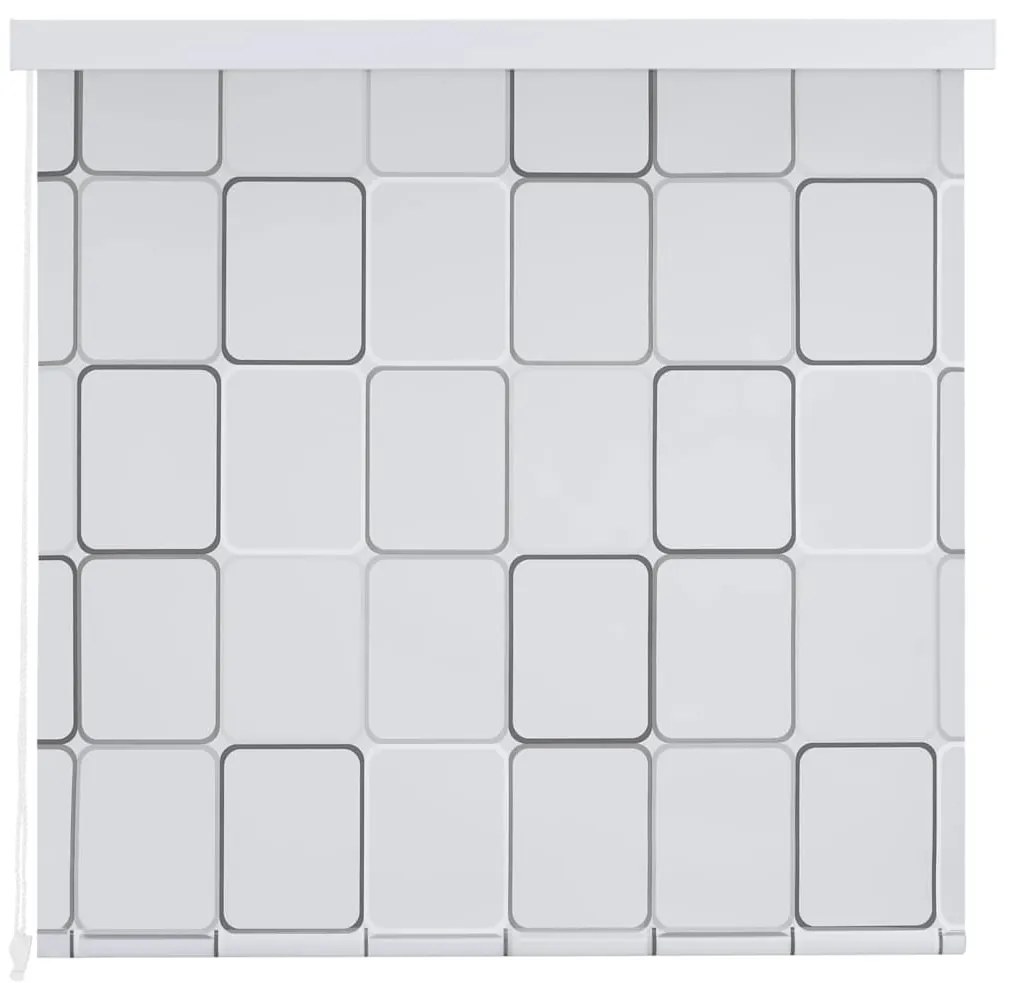 kockamintás zuhanyroló 100 x 240 cm