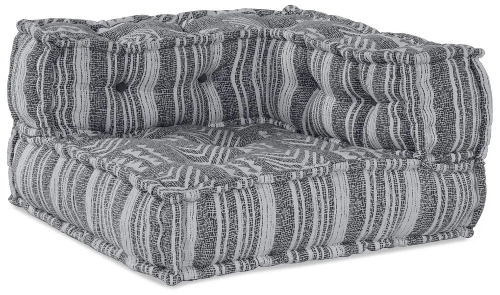 Moduláris Puff Szürke 70x70x54 cm