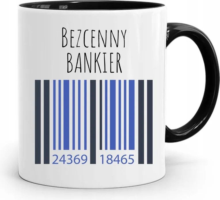 Bankárnak Fekete Bögre Születésnapi Ajándék fényképes nyomtatással