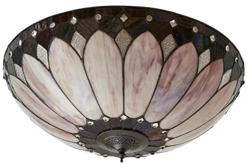 Endon 63973 - Tiffany BROOKLYN mennyezeti lámpa 2xE14/60W/230V, átmérő 50 cm