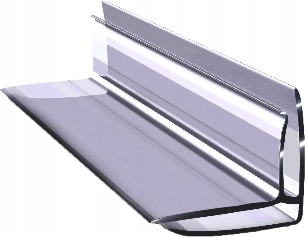 Sarokprofil egyenes szög Polikarbonát Füst(szürke) 8-10mm 1,5m