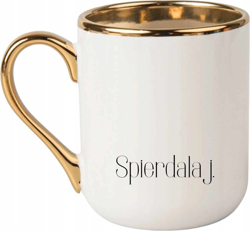 Bögre Elegáns Fehér Arany Rant Vicces Ajándék