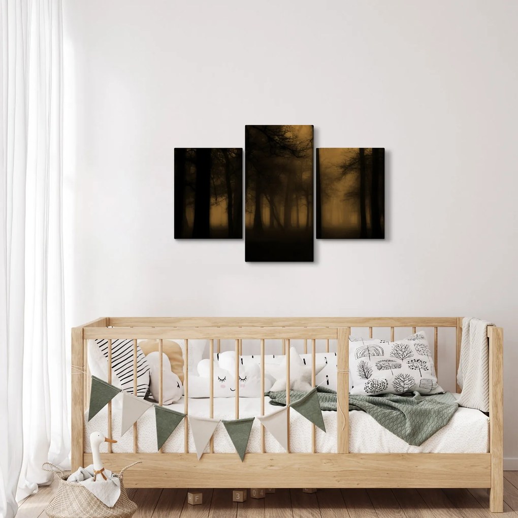 Kép - Sötét erdő (90x60 cm)
