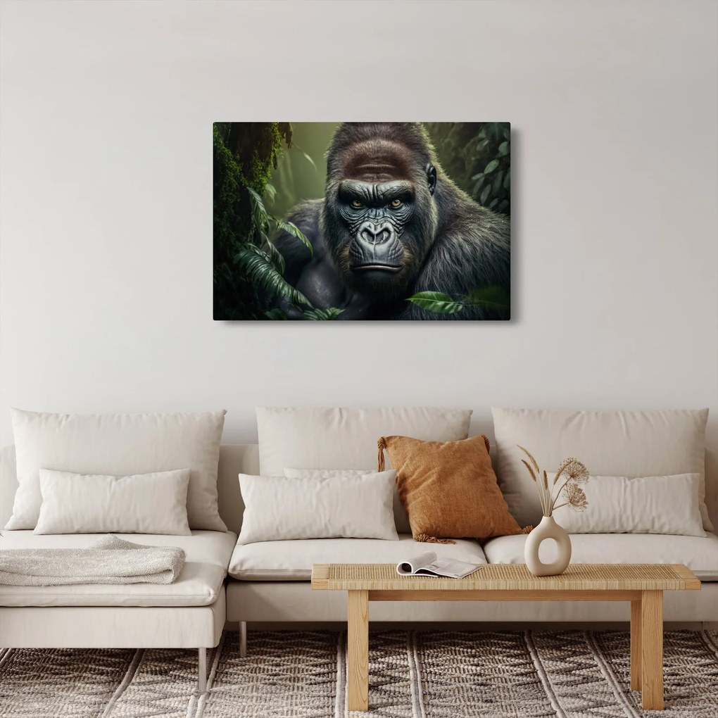 Kép - Egy gorilla portréja (90x60 cm)