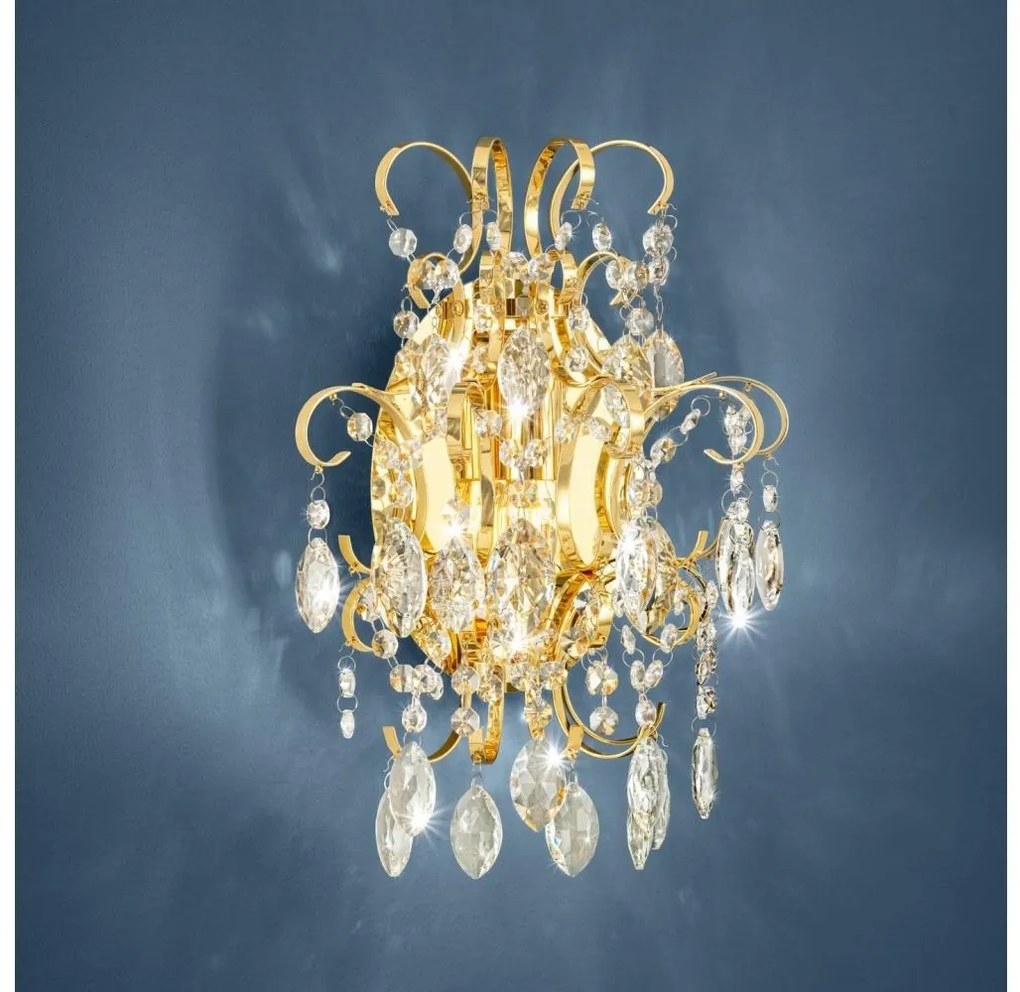 Eglo 39604 - Fali lámpa FENOULLET 1xE14/25W/230V arany