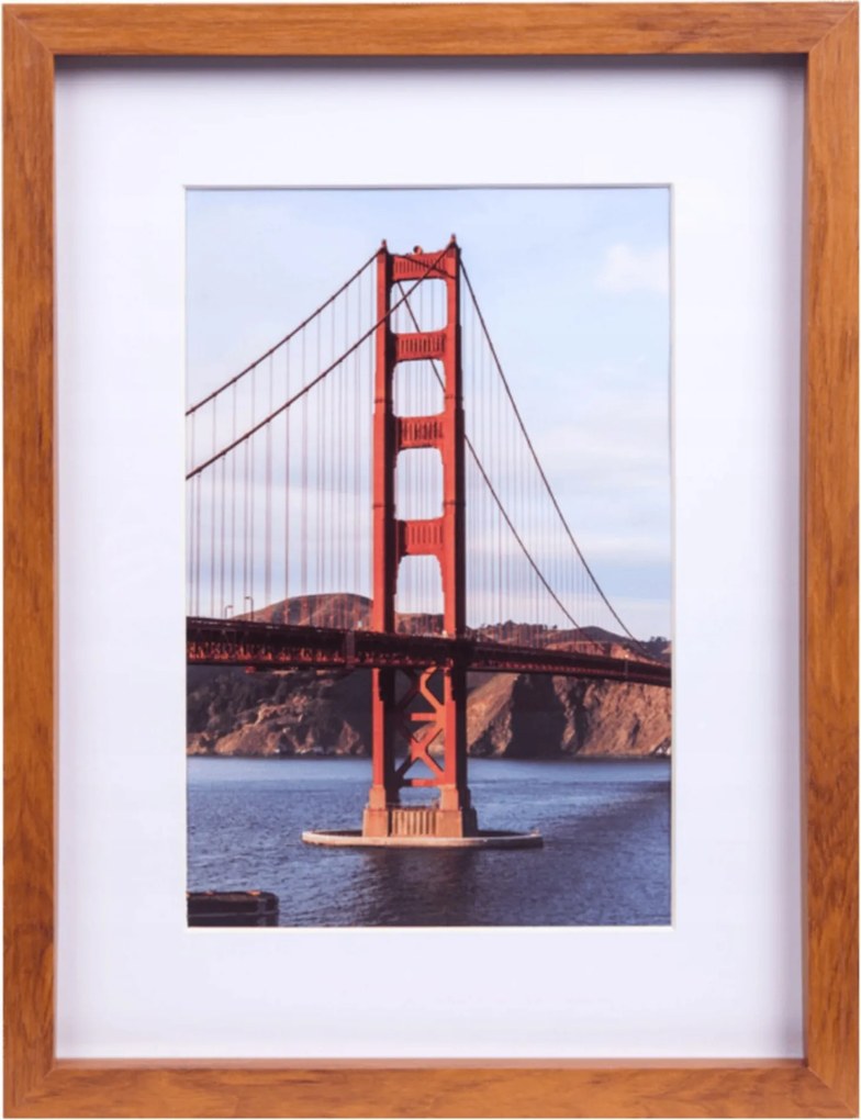 Képkeret Rome 30x40 cm Passe-partout 19x29 cm világos fa Mdf