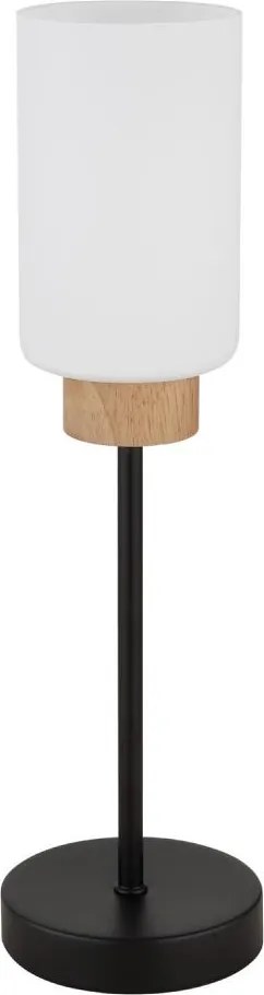 Globo 15977T - ROWENA asztali lámpa 1xE27/60W/230V fekete/fehér