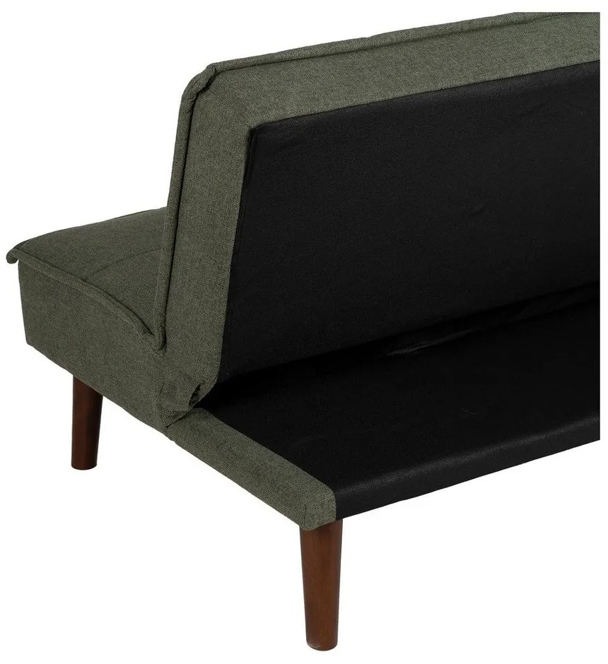 Zöld zsenília kinyitható kanapé 181 cm – Ixia