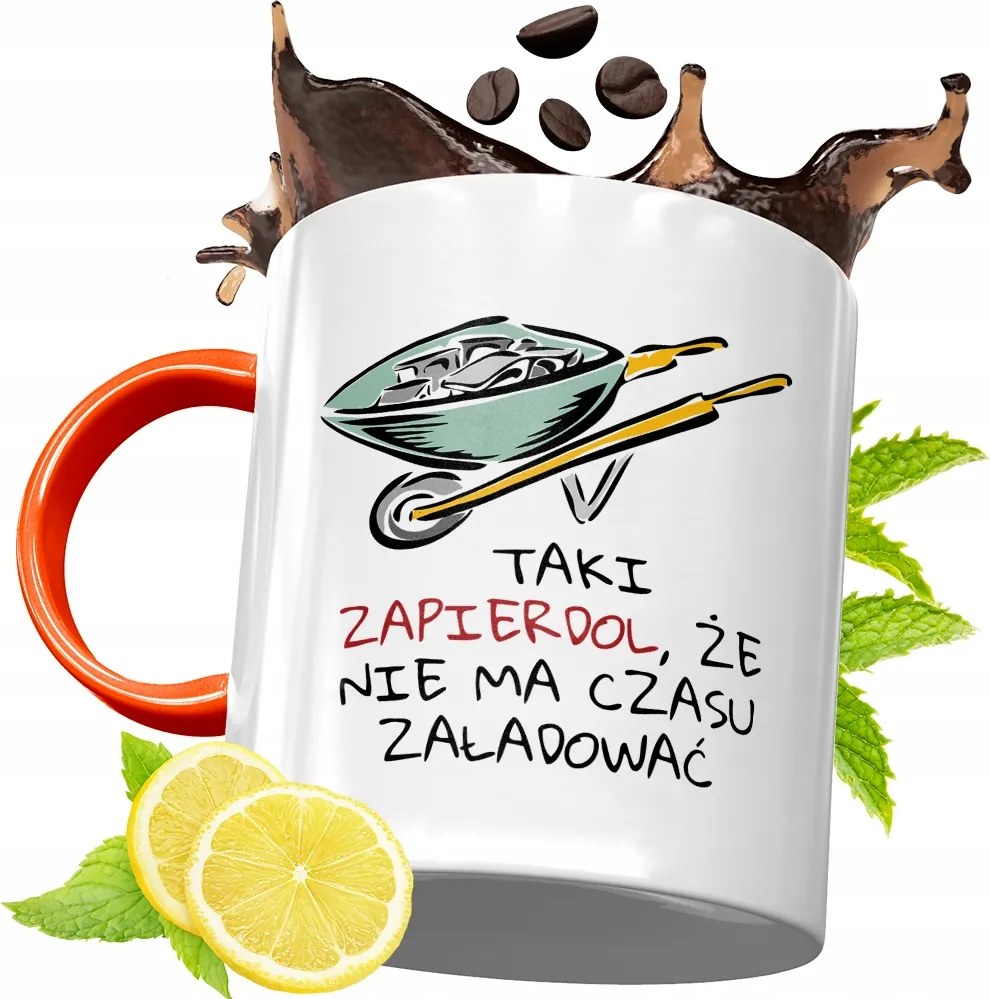 Narancssárga Bögre Építő Szakember Barkácsolónak, fényképes nyomattal