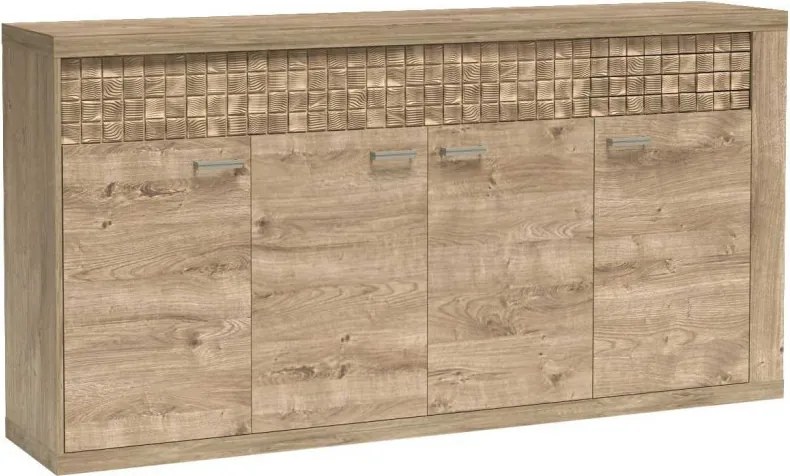 Natural N-9 komód, ribbeck tölgy, (LED-ek nélkül)