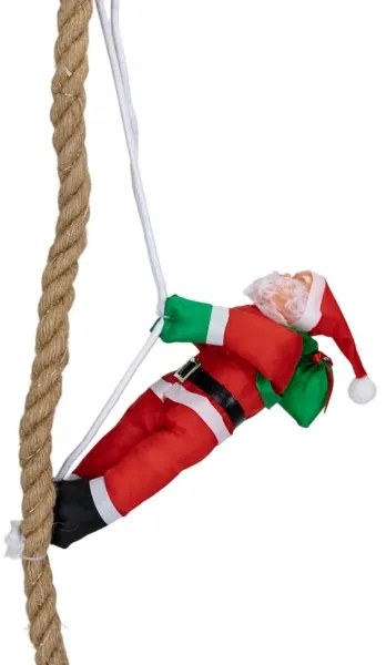 Aigostar - LED kültéri karácsonyi dekoráció LED/4xAA IP44 ejtőernyős Télapó