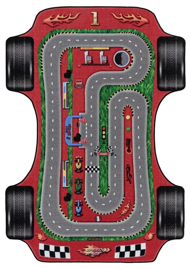 Piros gyerek szőnyeg 120x170 cm Play – Ayyildiz Carpets