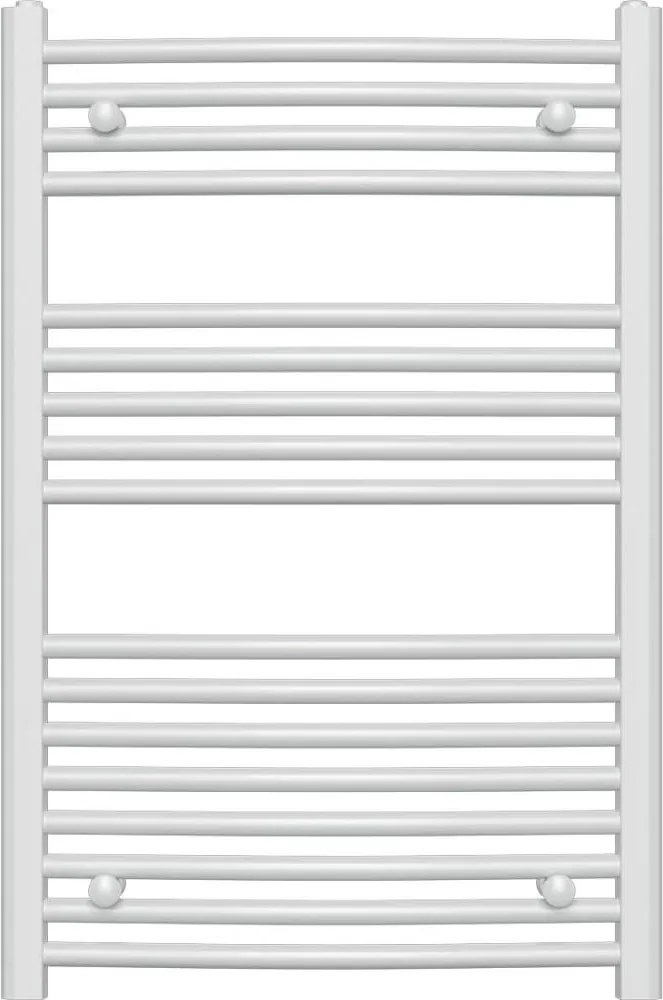Novaservis - Fürdőszobai törölközőszárító radiátor 478W/230V 90x60 cm fehér, lekerekített