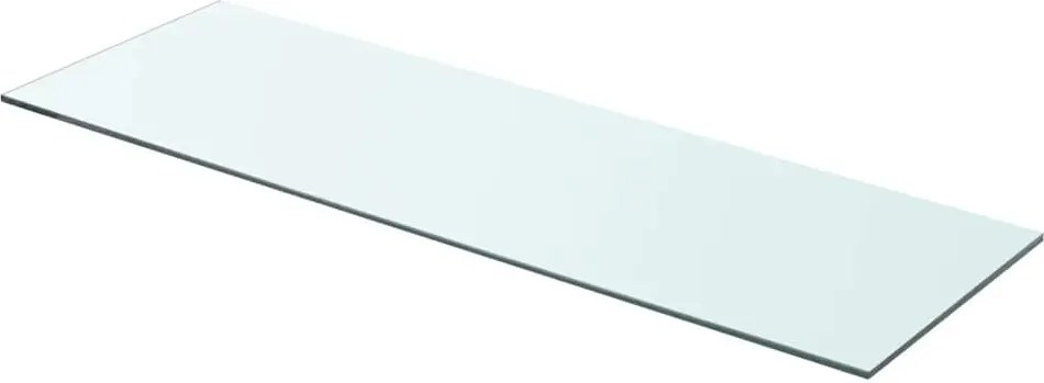vidaXL 80x25 cm átlátszó panel üvegpolc