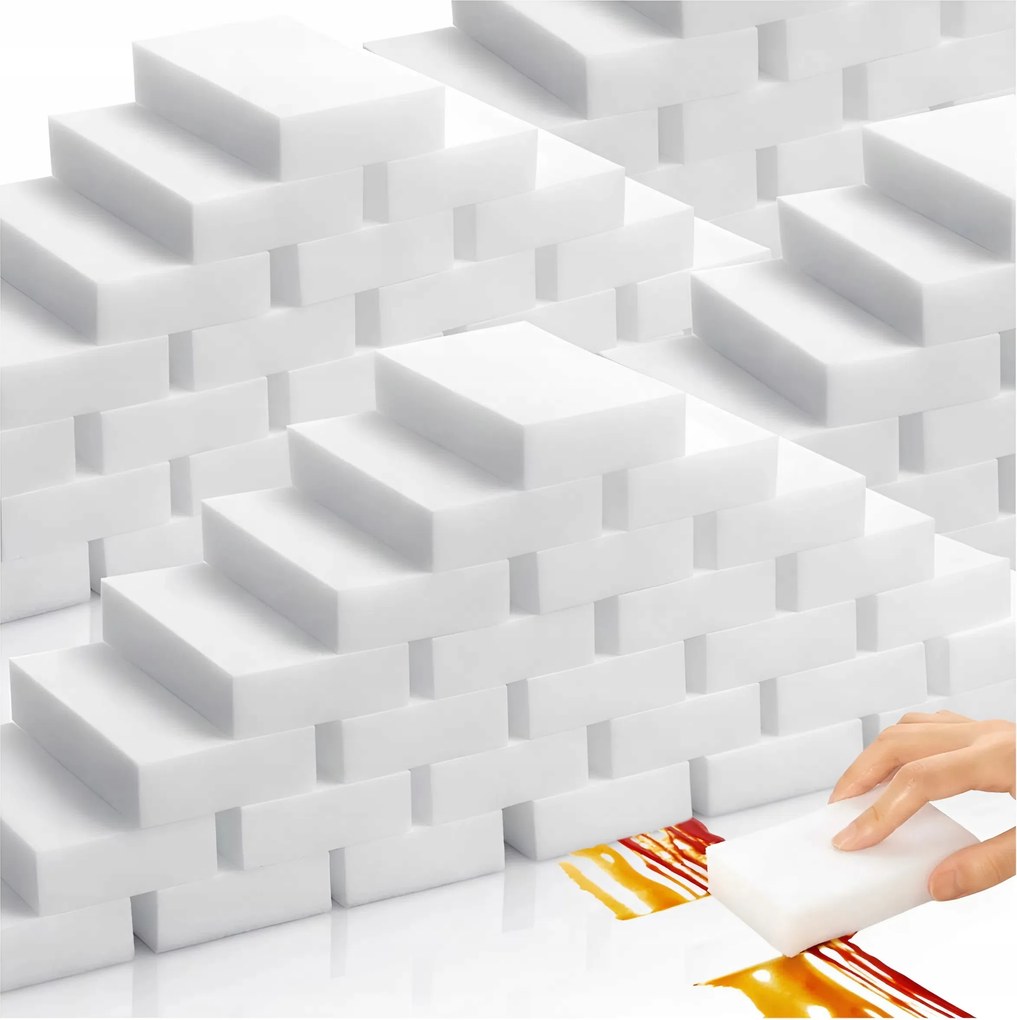 100 X Mágikus Folteltávolító Szivacsok Szennyeződés Eltávolítására Mágikus Szivacs