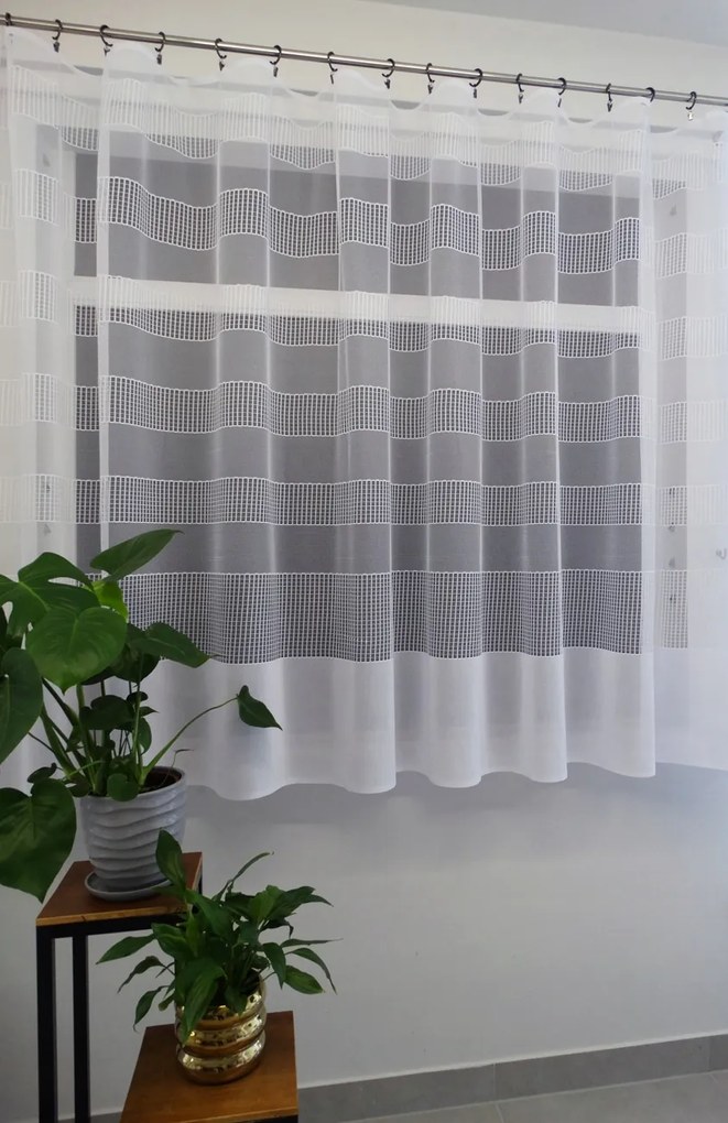 Mg Függöny jacquard 651/353 Fehér 250x160cm Kész Bt