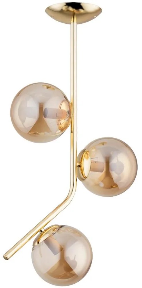 Csillár rúdon LALEN 3xE14/40W/230V bézs