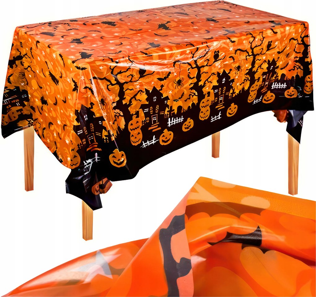 Asztalterítő Halloween Party Tök Nap Eldobható Dekoratív Kerámia 200X135