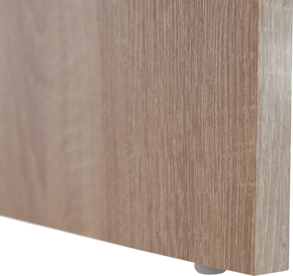 Számítógépasztal, sonoma tölgyfa, VERNER NEW