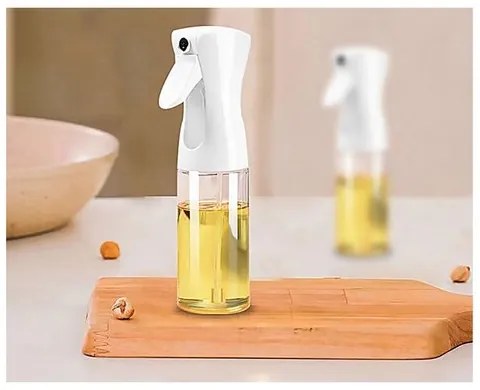 Olaj- és ecetporlasztó, 200 ml, fehér