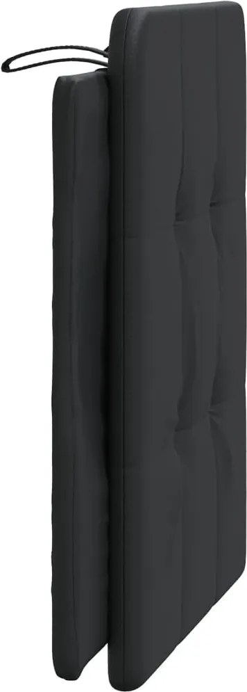 fekete műbőr fejtámla párna Zadar 90 cm