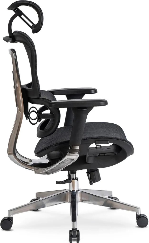 Fotel Obrotowy NINO Ergonomiczny Czarny