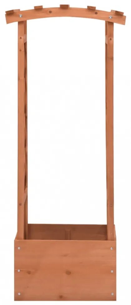 fenyőfa rácsos ültető boltívvel 49 x 39 x 117 cm