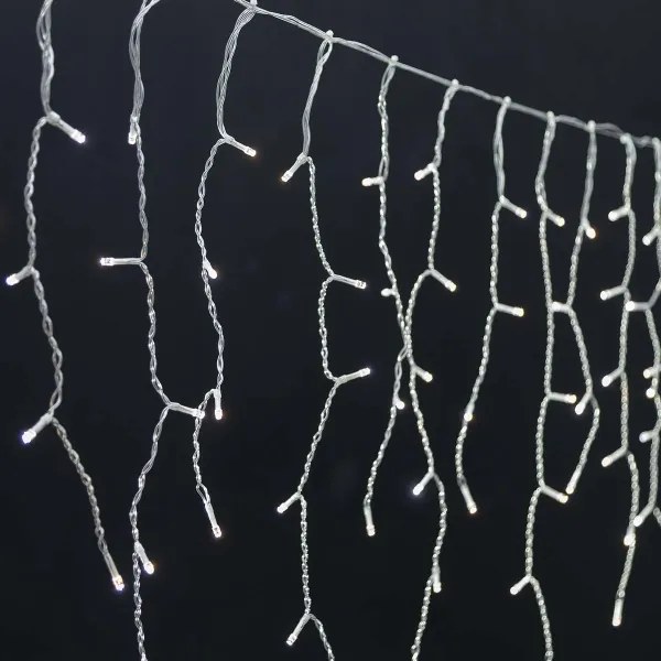 Nedis WIFILXC04W250 - LED Karácsonyi függöny 240xLED/11 funkció 8m IP65 Wi-Fi Tuya