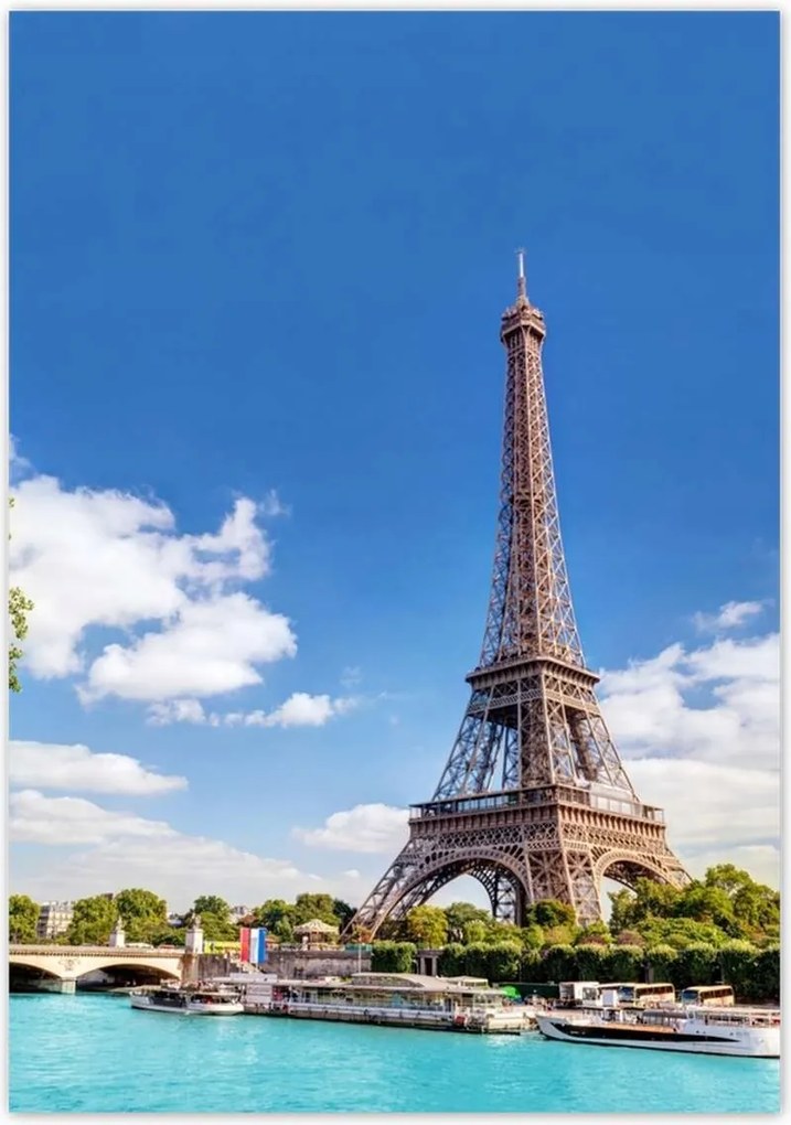 Poszterek 70x100 Párizsi Eiffel-torony