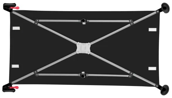 Lionelo - Utazó kiságy 3 az 1-ben ELLEN Fekete karbon