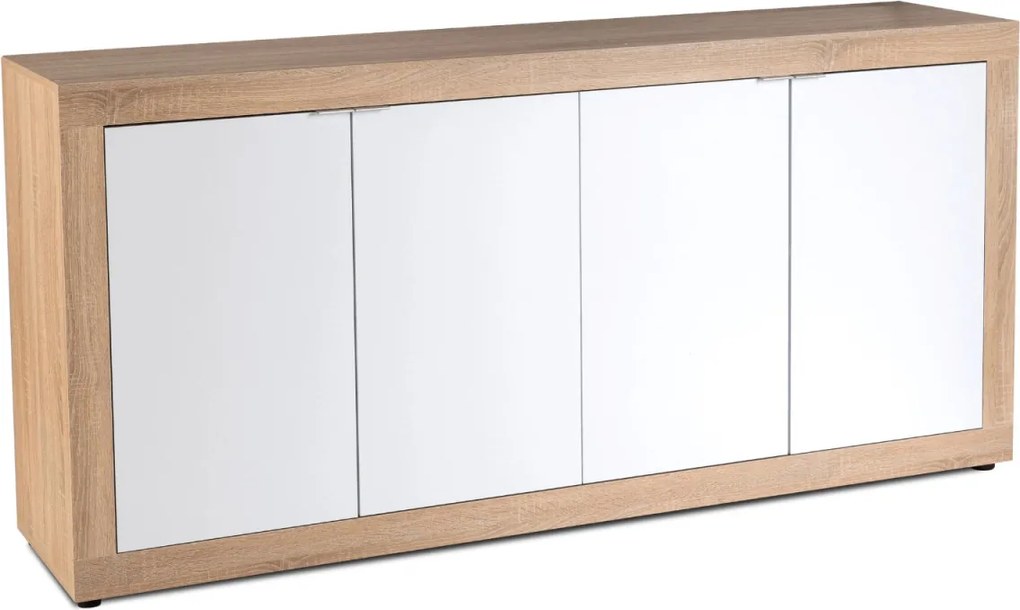 BLAGO komód 180 cm sonoma tölgy/fehér