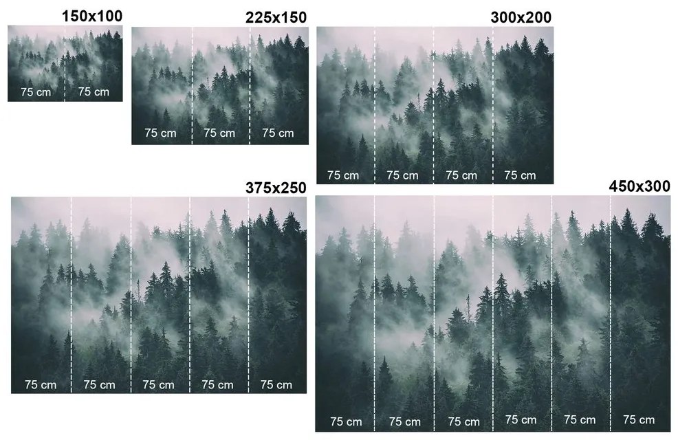 Öntapadó tapéta művészi absztrakció